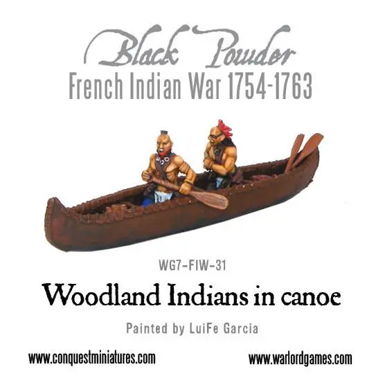 Woodland Indians In Canoe 1