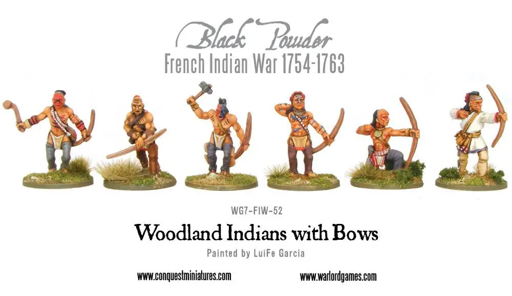 Woodland Indians With Bows 1