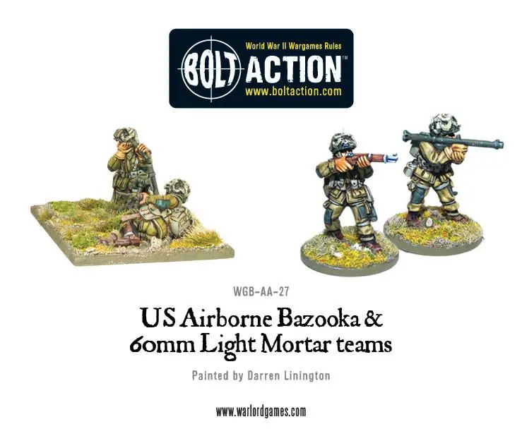 Us Airborne Bazooka And 60Mm Light Mortar Teams 1