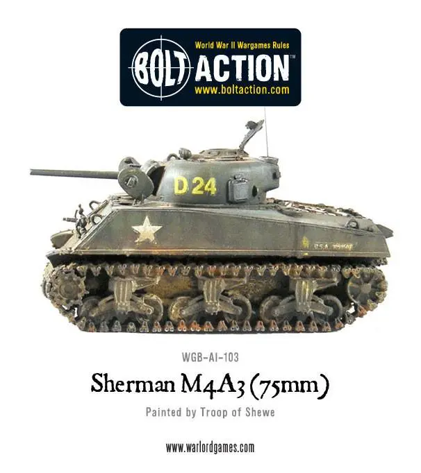 Sherman M4a3 75Mm Tank 1