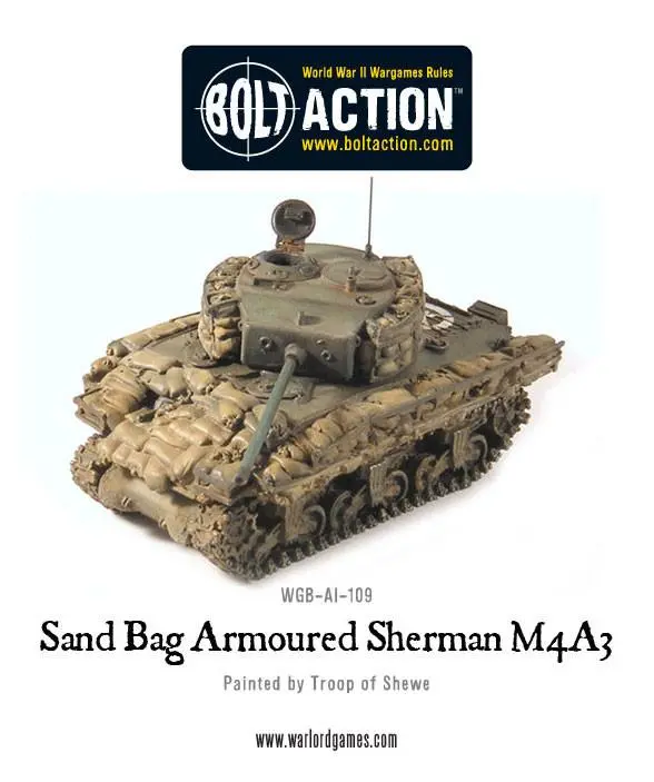Sandbag Armoured Sherman M4a3 1