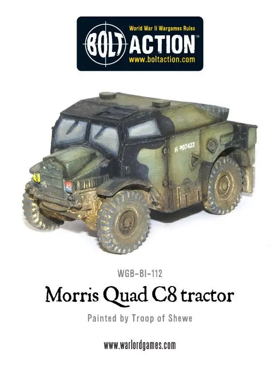 British Morris Quad C8 Tractor 1