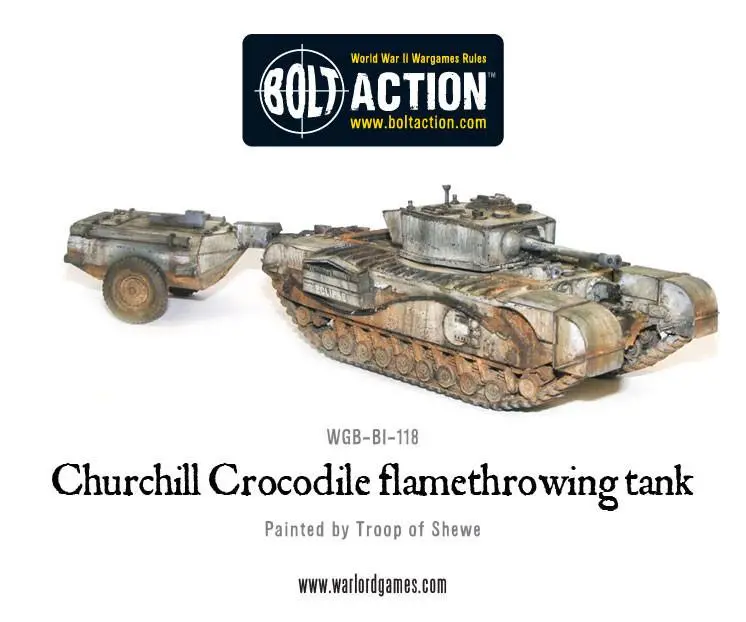 Churchill Crocodile Flamethrowing Tank 1