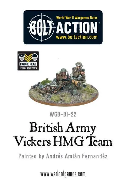 British Army Vickers Mmg Team 1