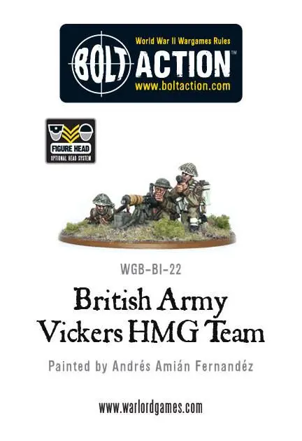 British Army Vickers Mmg Team 2