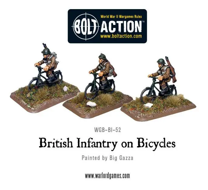 British Infantry On Bicycles 1