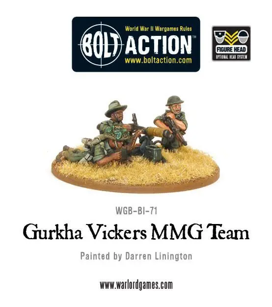 Gurkha Vickers Mmg Team 1