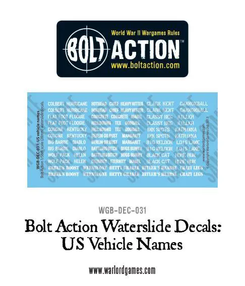 Us Vehicle Names Decals 1