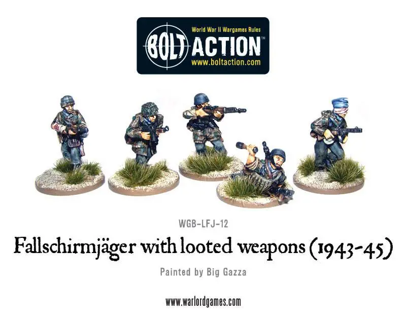 Fallschirmjager With Looted Weapons (1943-45) 1