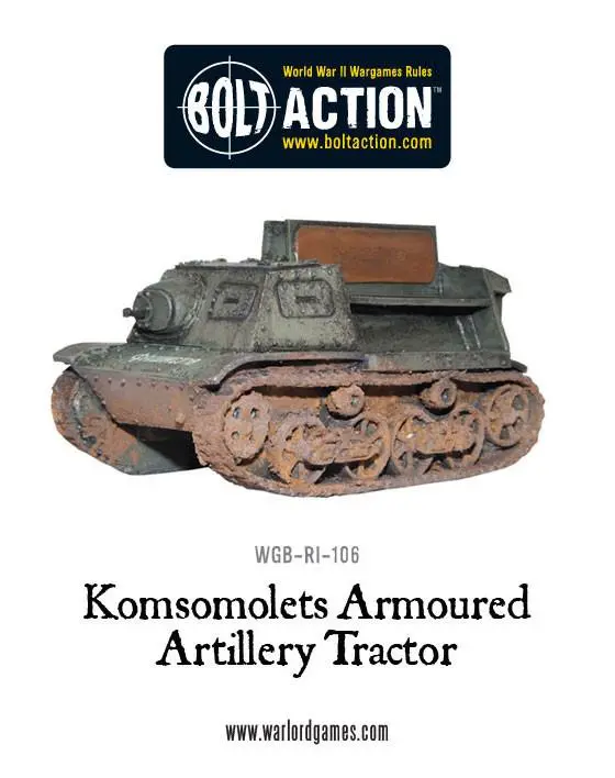 Soviet Komsomolets Armoured Artillery Tractor 1