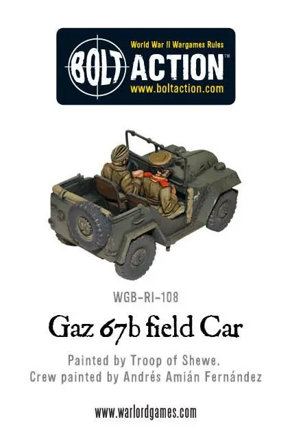 Soviet Gaz 67B Field Car 2
