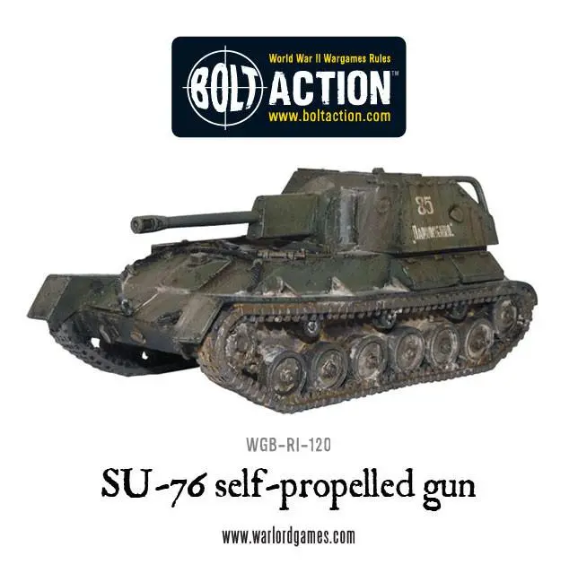Soviet Su-76 Self-Propelled Gun 1