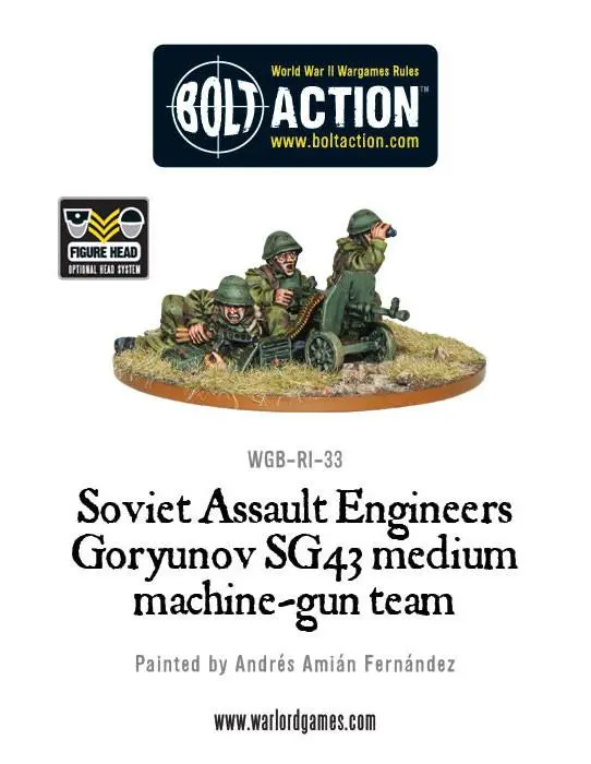 Soviet Assault Engineers Sg43 Mmg Team 1