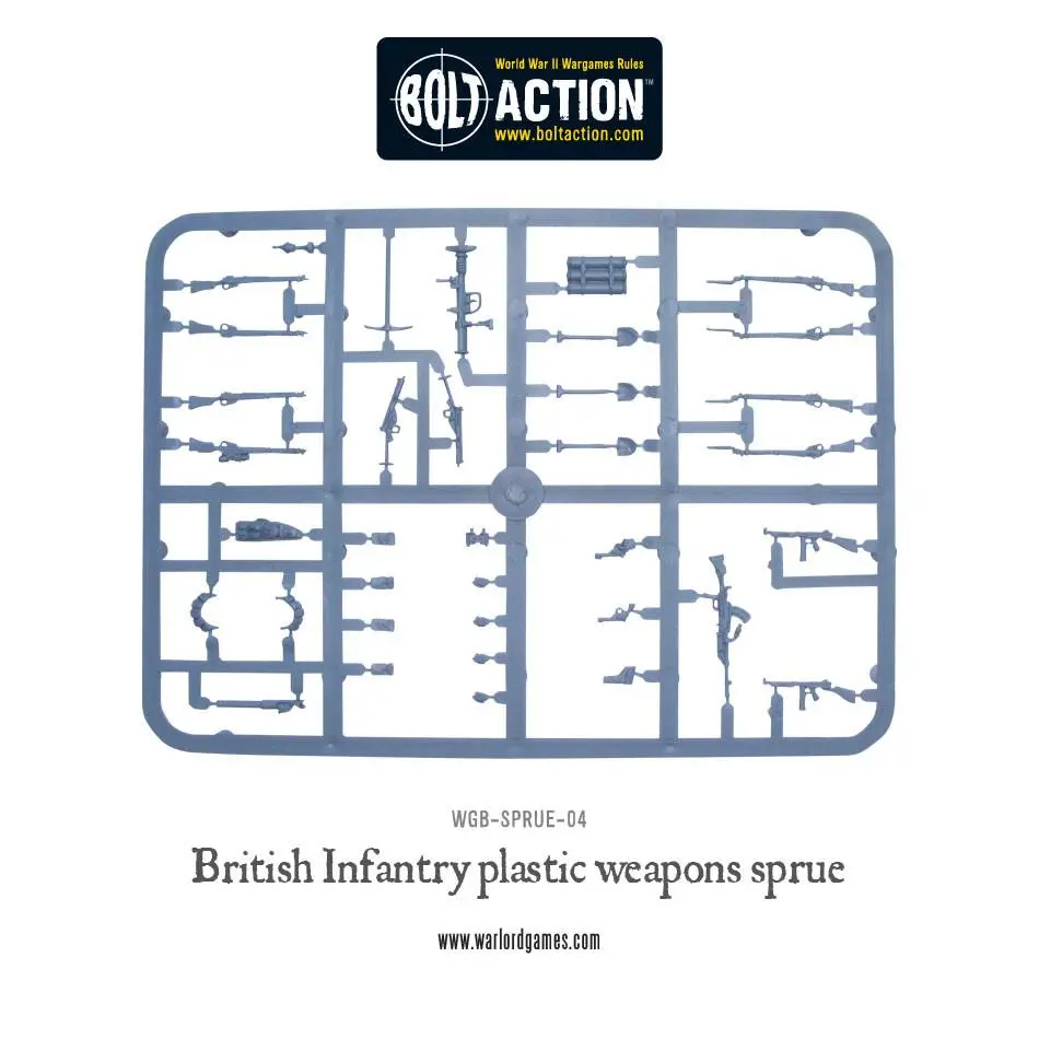 British Weapon Sprue 1