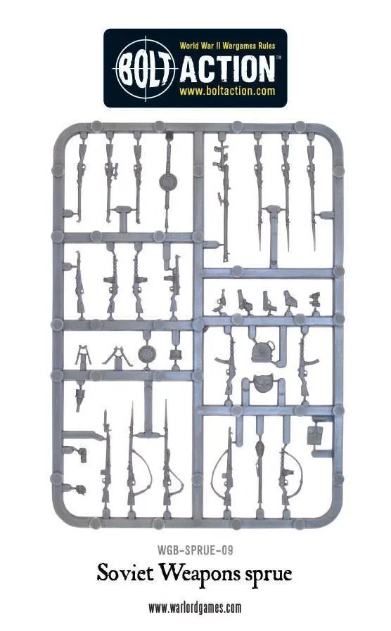Soviet Weapons Sprue 1