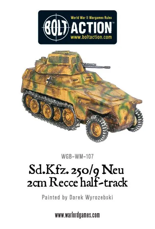 Sd.Kfz 250/9 Neu 2Cm Recce Half Track 1
