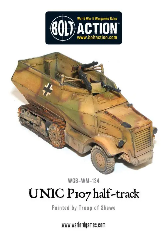 German Unic P107 Half-Track 1