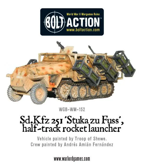 Sd.Kfz 251 'Stuka Zu Fuss', Halftrack Rocket Launcher 2
