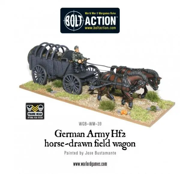 German Army Hf2 Horsedrawn Field Wagon 1
