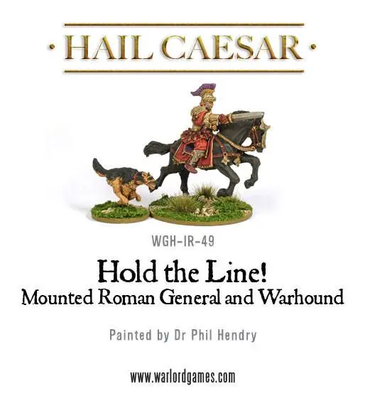 Early Imperial Romans: Mounted Roman General And Warhound 1