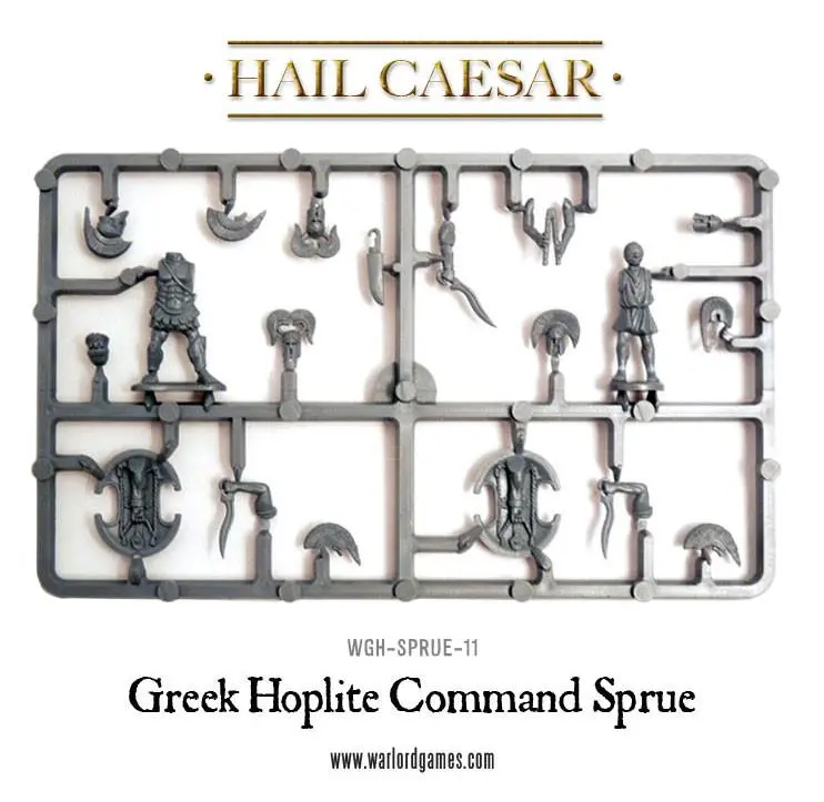 Greek Hoplite Command Sprue 1