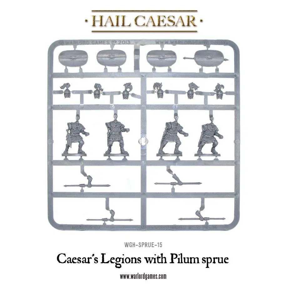 Caesar's Legions With Pilum Sprue 1