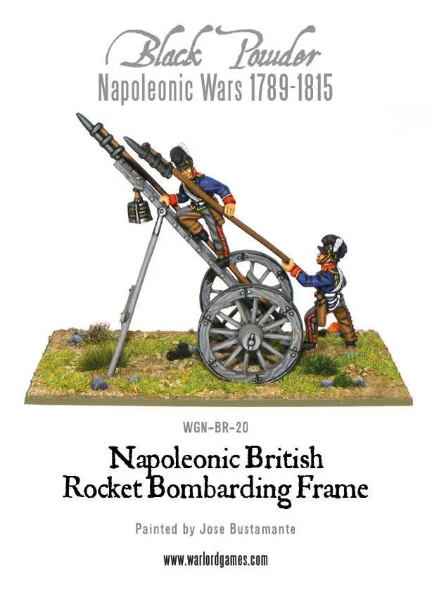 Napoleonic British Rocket Bombarding Frame 1