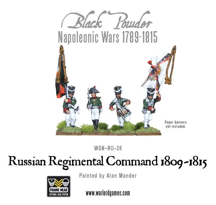 Russian Infantry 1809-1815 Box Set Command 1
