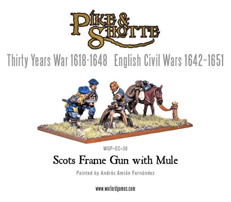 Scots Frame Gun With Mule 1