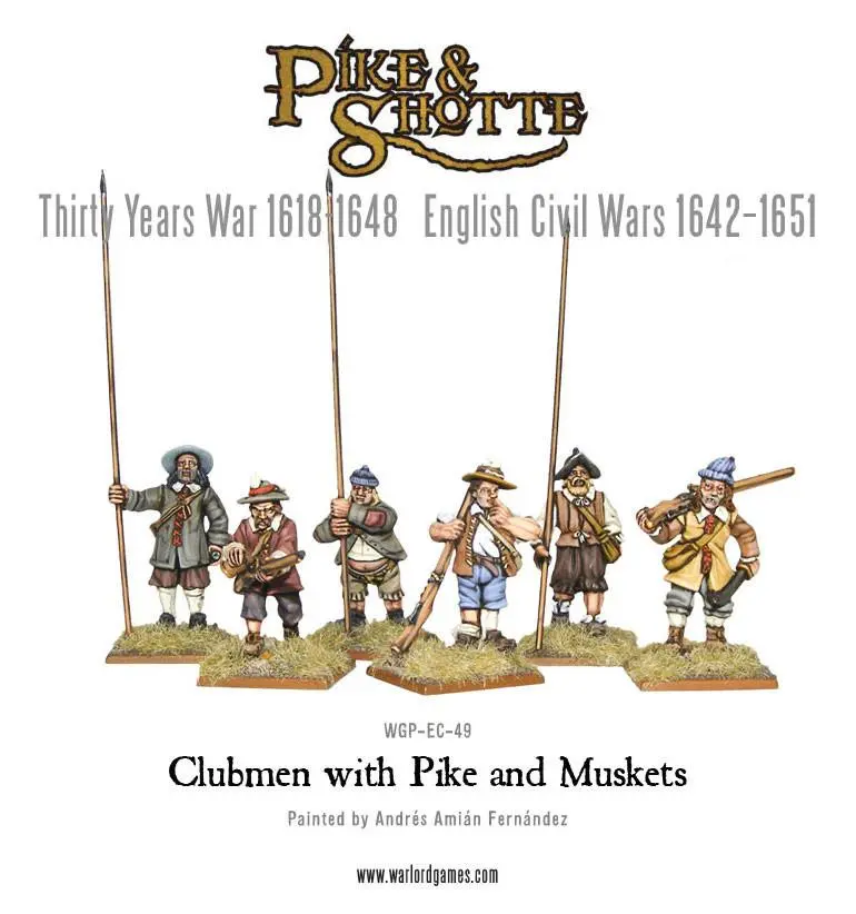 Clubmen With Pike And Muskets 1