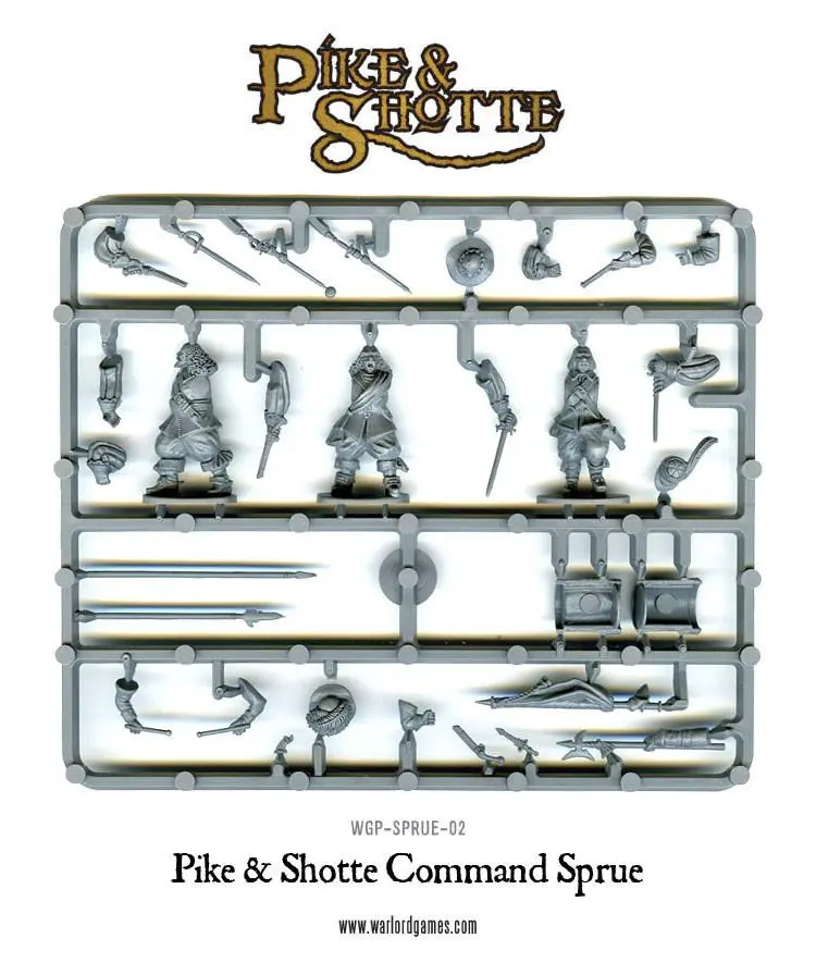 Pike & Shotte Command Sprue 1