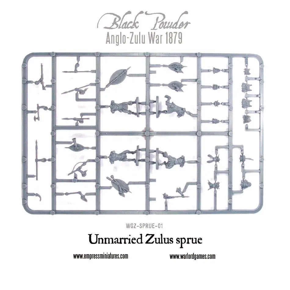 Unmarried Zulus Sprue 1