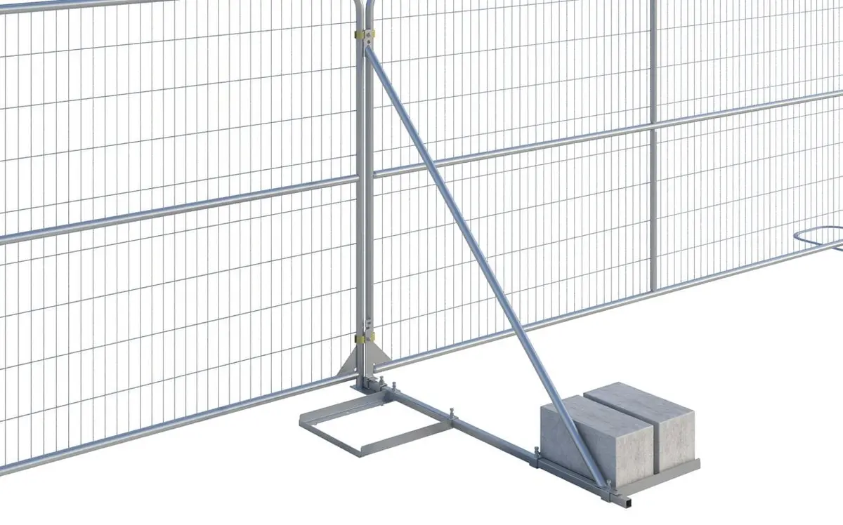 Temporary Fence Wind Brace Stabilizer [Windbreaker Elite] Bhq3100 1