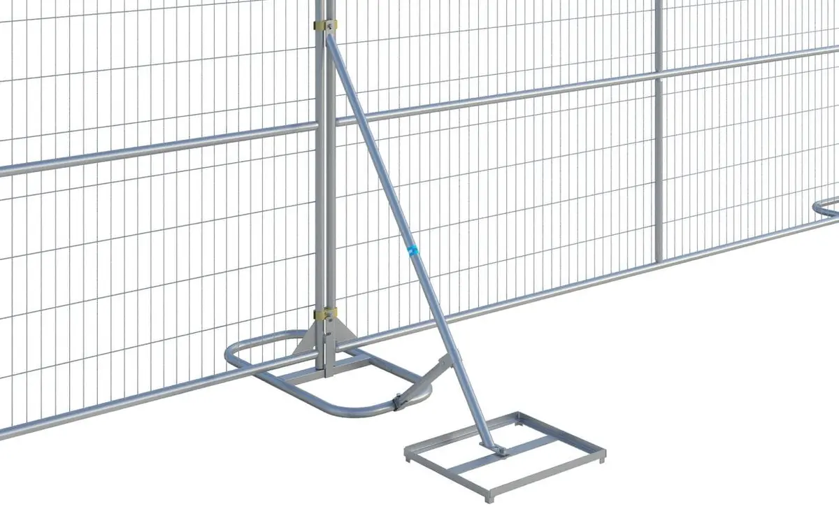Temporary Fence Wind Brace Stabilizer [Windbreaker Plus] Bhq4150 1