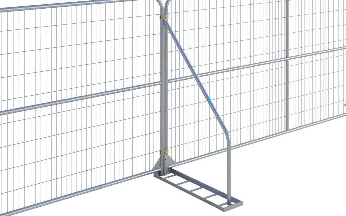 Temporary Fence Wind Brace Stabilizer [Windbreaker Zero-Trip] Bhq4200 1