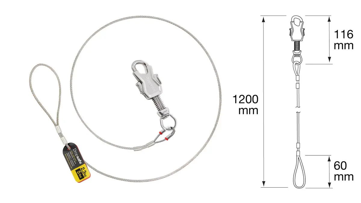 Wire Tool Lanyard - Loop - 2.3 Kg / 5 Lbs 1