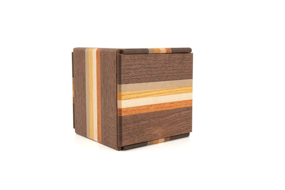 Karakuri New Secret Box Iv - Karakuri Japanese Puzzle Box 1