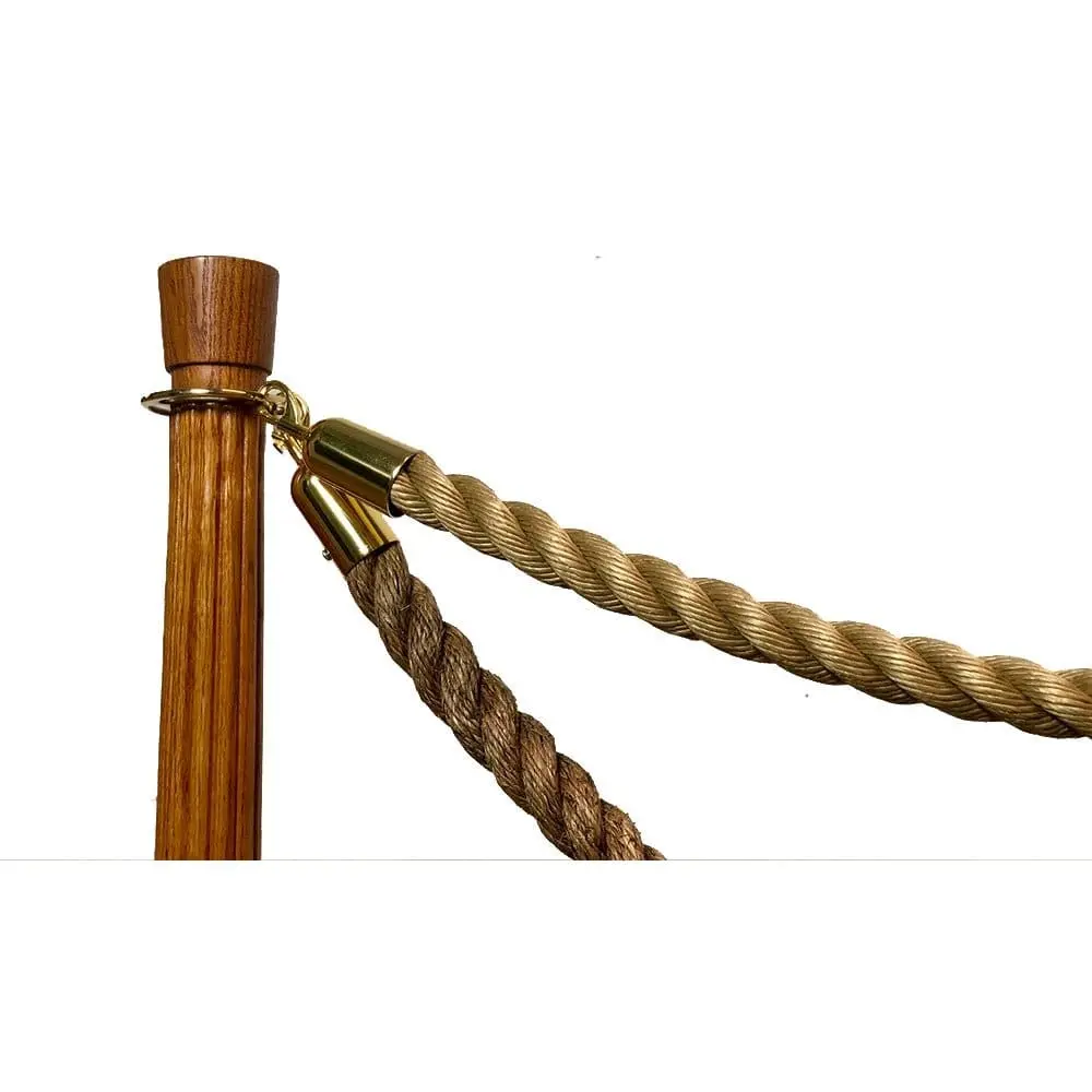 Wooden Rope Stanchion - W312 2