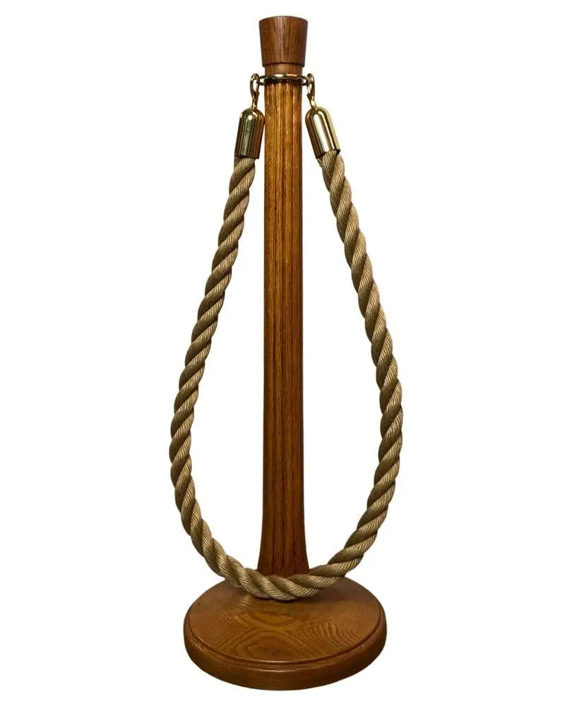 Wooden Rope Stanchion - W312 1
