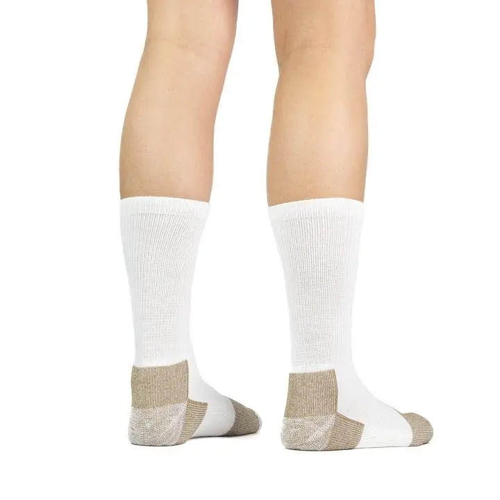 Work Steel-Toe Lightweight Crew - 2 Pack - White 1