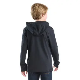 Youth Boys Long-Sleeve Hooded Graphic T-Shirt - Caviar Black 3