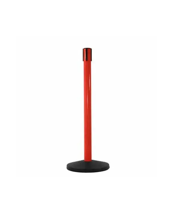 Yellow, Red & Orange Barrier With 11' Retractable Belt - Qu900 2