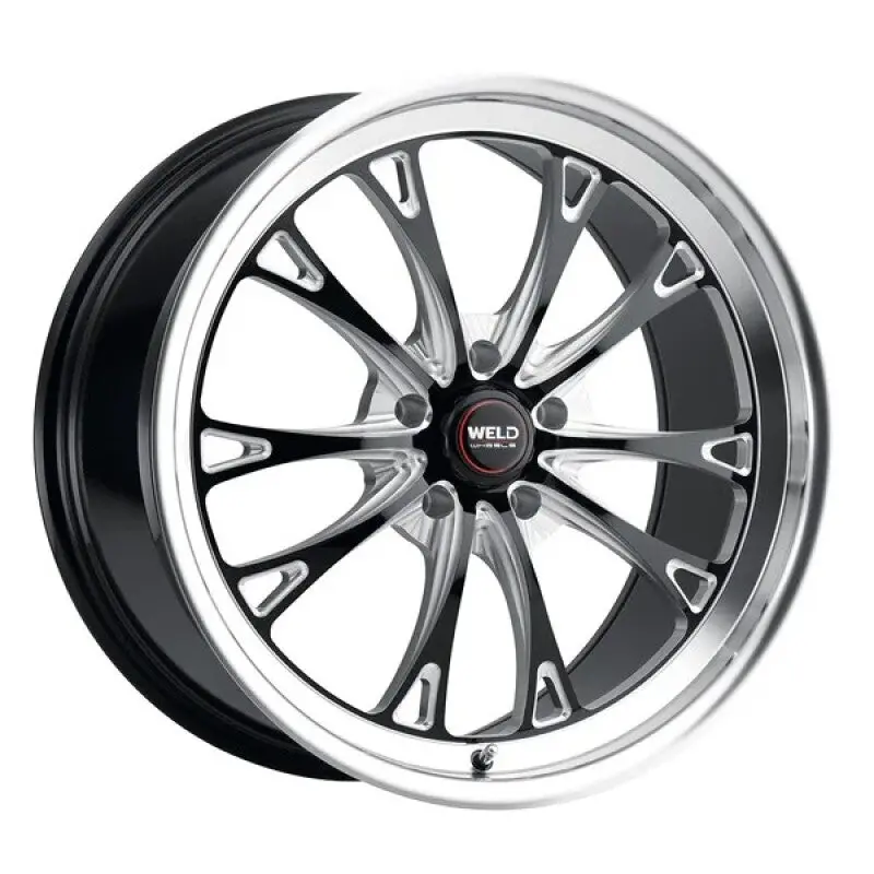 Weld S157 17X5 Belmont Drag 5X120.65 Et-26 Bs2.00 Gloss Black Mil Dia 78.1 1