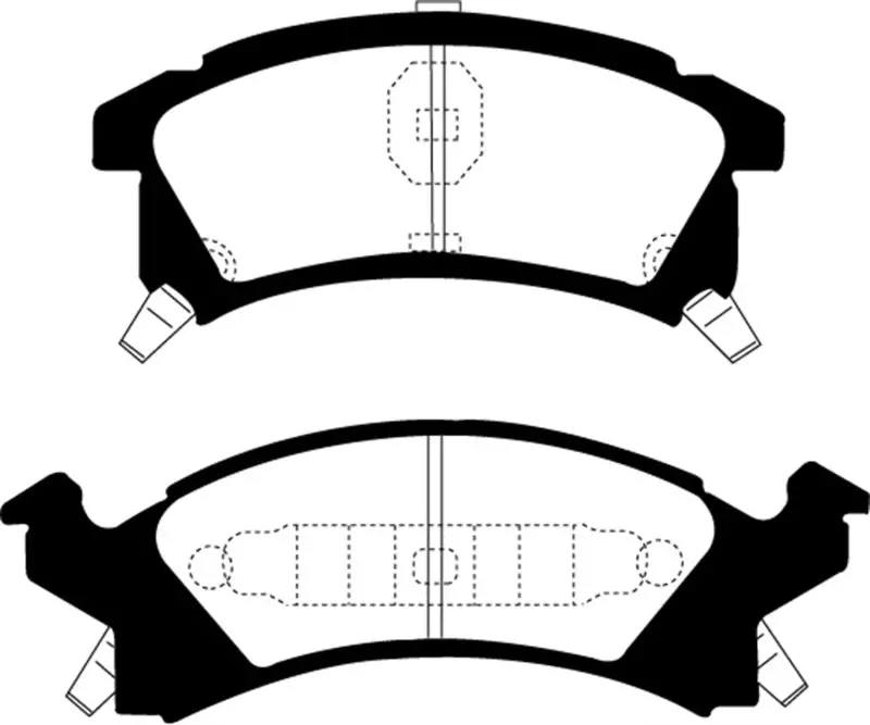 Ebc Greenstuff Front Brake Pads For 1996–1998 Buick Skylark 2.4L 1