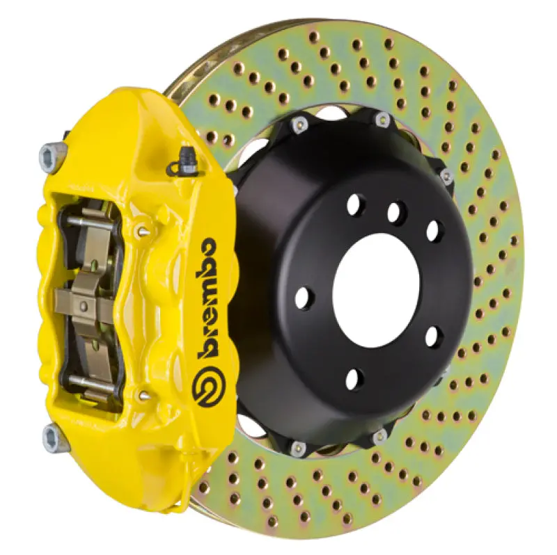 Brembo Gt Big Brake Kit – Rear, 380X28Mm Drilled Two-Piece Rotors, 4-Piston Calipers For 2012–2021 Jeep Grand Cherokee Srt8 1