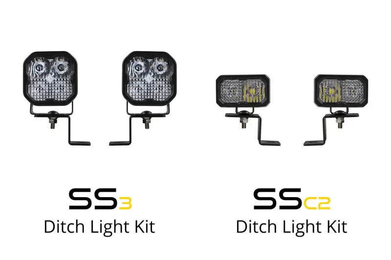 Diode Dynamics 21-22 Ford F-150 Ssc2 Stage Series Backlit Ditch Light Kit - Pro White Combo 2