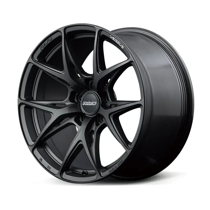 Versus Vv21S Matte Super Dark Gunmetal Alloy Wheel – 18X8.0, +44 Offset, 5X112 Pcd 1