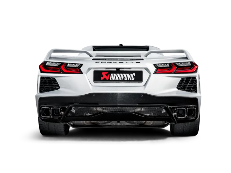 Akrapovič Titanium Slip-On Exhaust For 2020+ Chevrolet Corvette C8 Stingray – Opf/Gpf Compatible, Titanium Tips 1