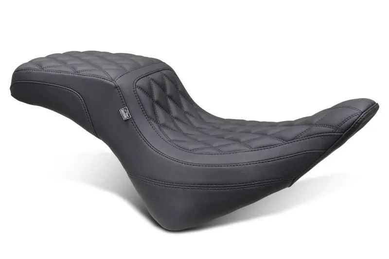 Mustang Harley-Davidson Breakout Squareback Solo Seat – 2023–2025 Model Years, Black Two-Up Design 1