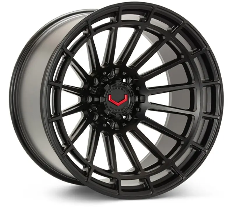 Vossen Lcx-01 24X14 - 6X139.7 - Et44 - Mega Deep - 78.1 - Satin Black Wheel 1